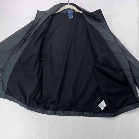 Vintage Nike Jacket Men XL Black White Windbreaker Track Big Logo Athletic 80s - Picture 6 of 12